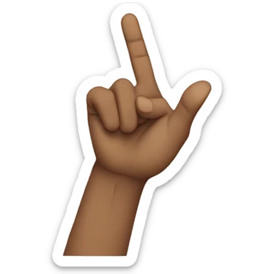 West side hand sign sticker