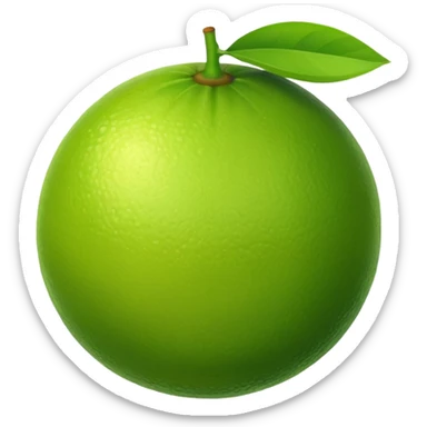 lime fruit sticker