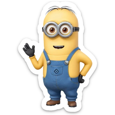 minion from despicable me sticker