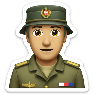 Serbian military sticker