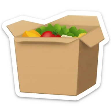 food box sticker