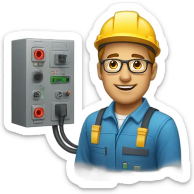 electricista sticker