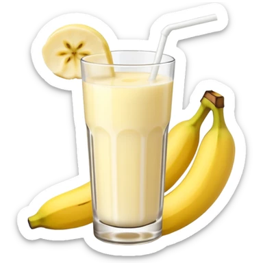 banana milk sticker