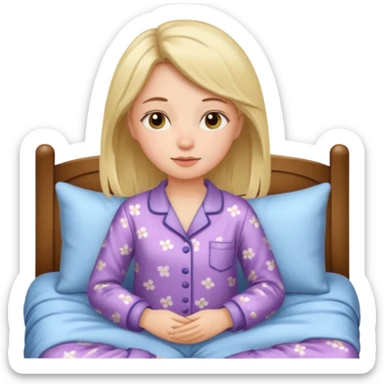 Pajama girl sticker
