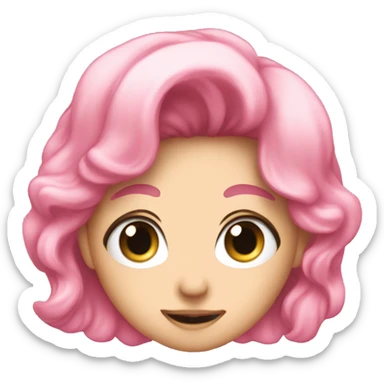 I want the most beautiful pink heart  sticker