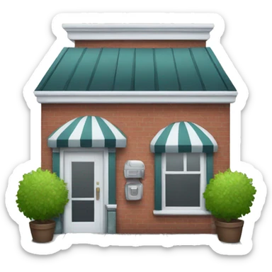 barbershop outside sticker