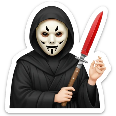 ghostface killer  sticker