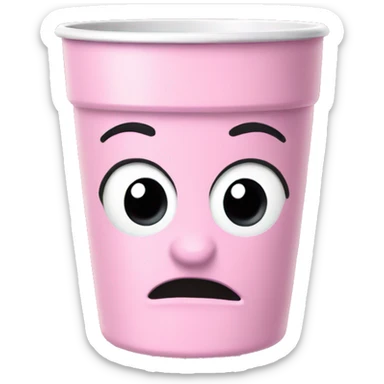 stanley tumbler cup pink sticker