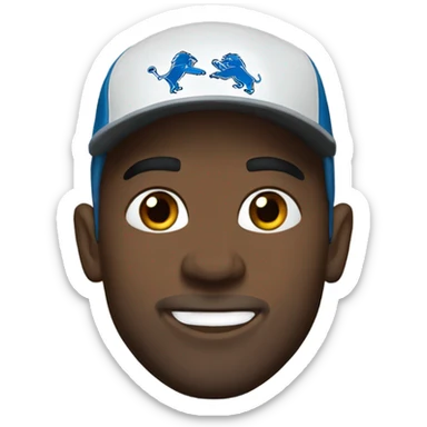 Detroit lions sticker