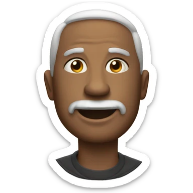 a gigachad emoji sticker