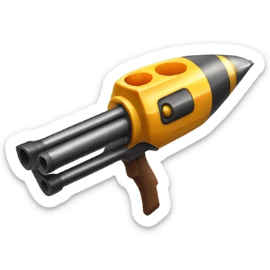 Blow dart gun sticker