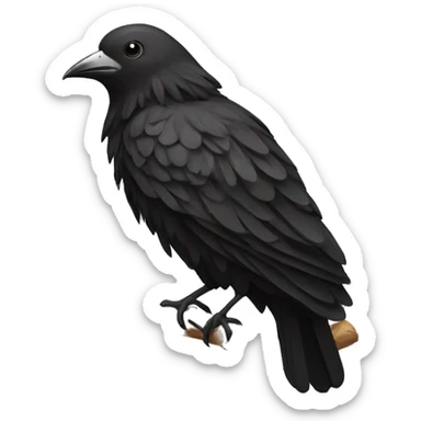 black quill emoji sticker