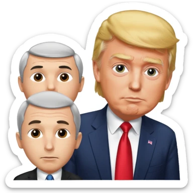 Charlie Kirk, Donald Trump, Jeffrey Epstein sticker