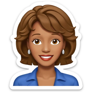 Whitney Houston sticker