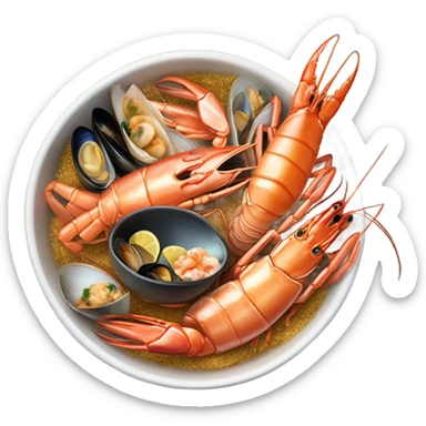 seafood boil sticker