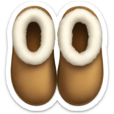 ugg disquette slippers sticker