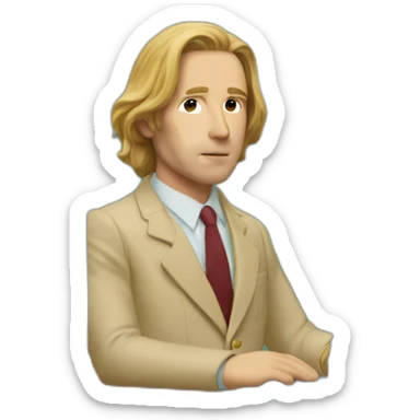 wes-anderson-at-a-computer sticker