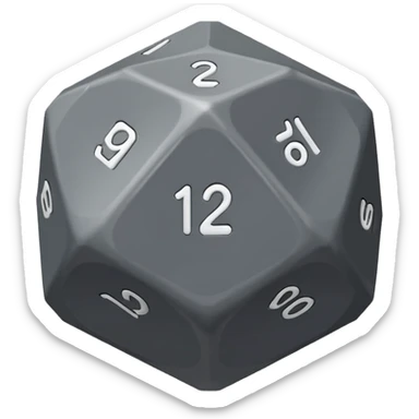 roll a d20 sticker