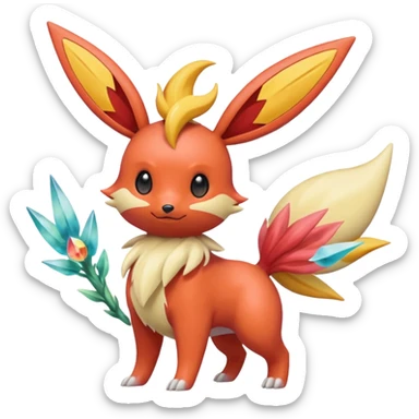 Flareon-Victini-Palkia-Tropius-Aurorus-Milotic-Cresselia-fusion sticker