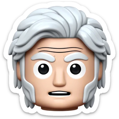 satoru gojo en lego sticker