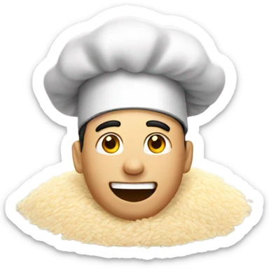 Cooking rice sticker