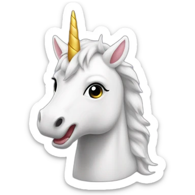 Einhorn mit Ei sticker