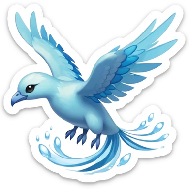 Elemental Flying-type-Water-type natural Pokémon-Fakémon-creature sticker