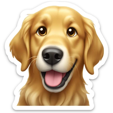 golden retriever  sticker
