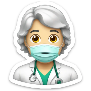 Enfermera silencio sticker