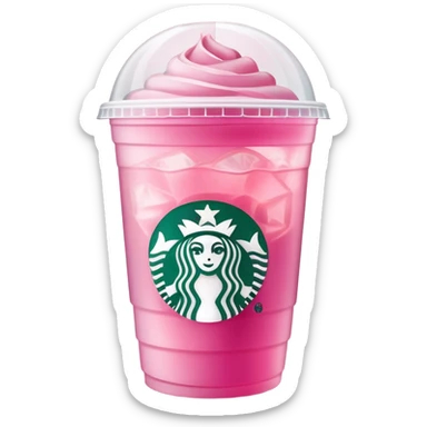 Starbucks pink drink  sticker