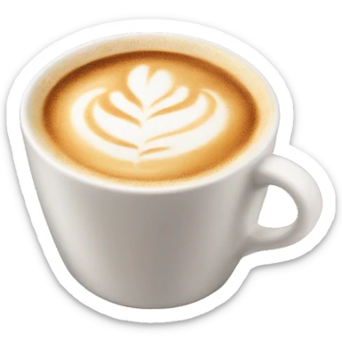 cup of cappucino sticker