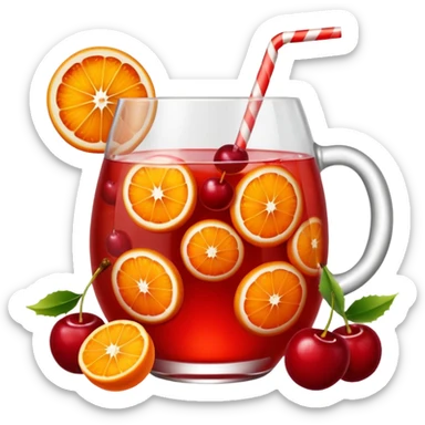 christmas punch sticker