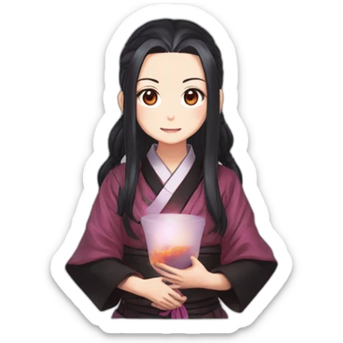 Nezuko Kamado（Demon Slayer・Beautiful Girl） sticker