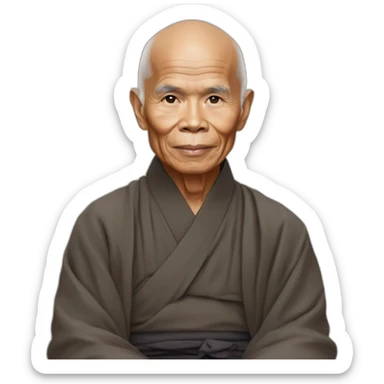 thich nhat hanh sticker