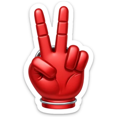middle fingue in youtube icon sticker