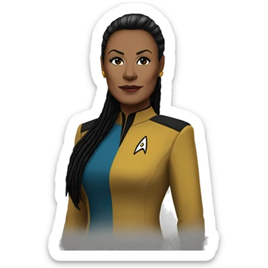 Star Trek Counselor Deanna Troy sticker