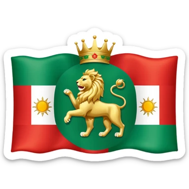 no just copy the persia flag from 100 years ago and just make it here sticker