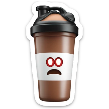 Protein Shaker cup sticker
