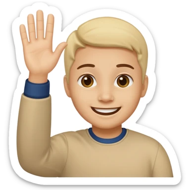 Talwiinder (famous Punjabi singer) saying bye sticker