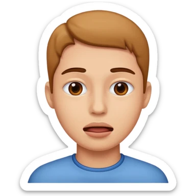 throat it should be visible  sticker