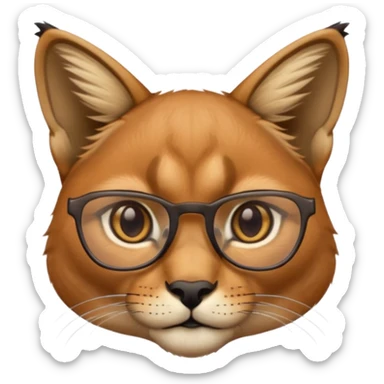 Caracal glasses  w sticker