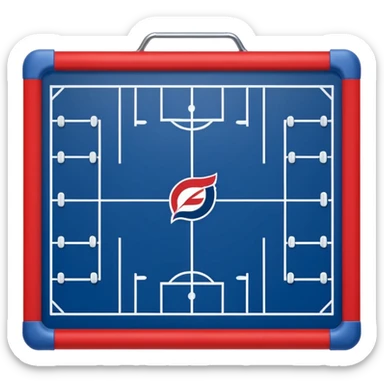 tactics board nfl blue (#00A3E0) and red (#F9423A) sticker