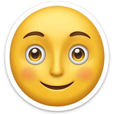 make this emoji without the glasses 🤓 sticker