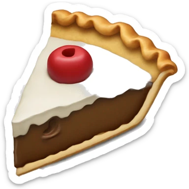 Pie with Brown clot indice sticker