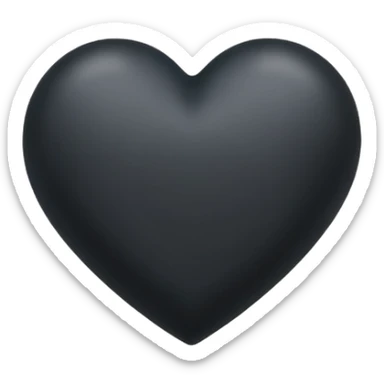 BLACK HEART WITH A BACKGROUND IN THE COLOR #30184c sticker