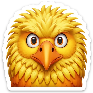 vild big bird sticker