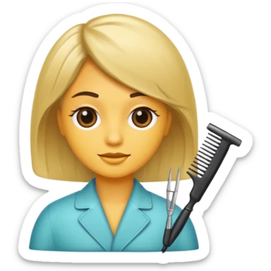 hairdresser sticker