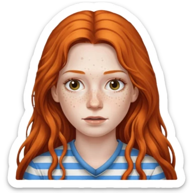 prisoner long haired woman mug shot sticker