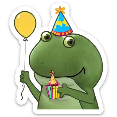 birthday sticker
