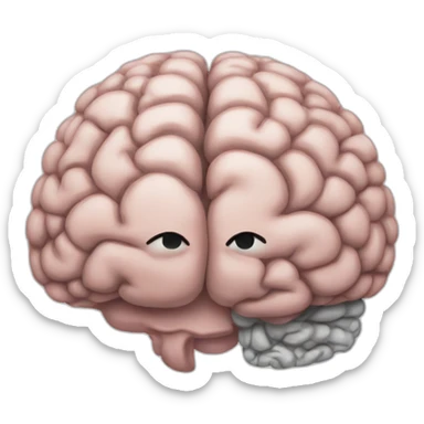 brain forget things sticker